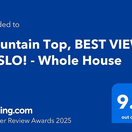 Mountain Top Getaway, Best View In Slo! - Whole House San Luis Obispo Exteriér fotografie