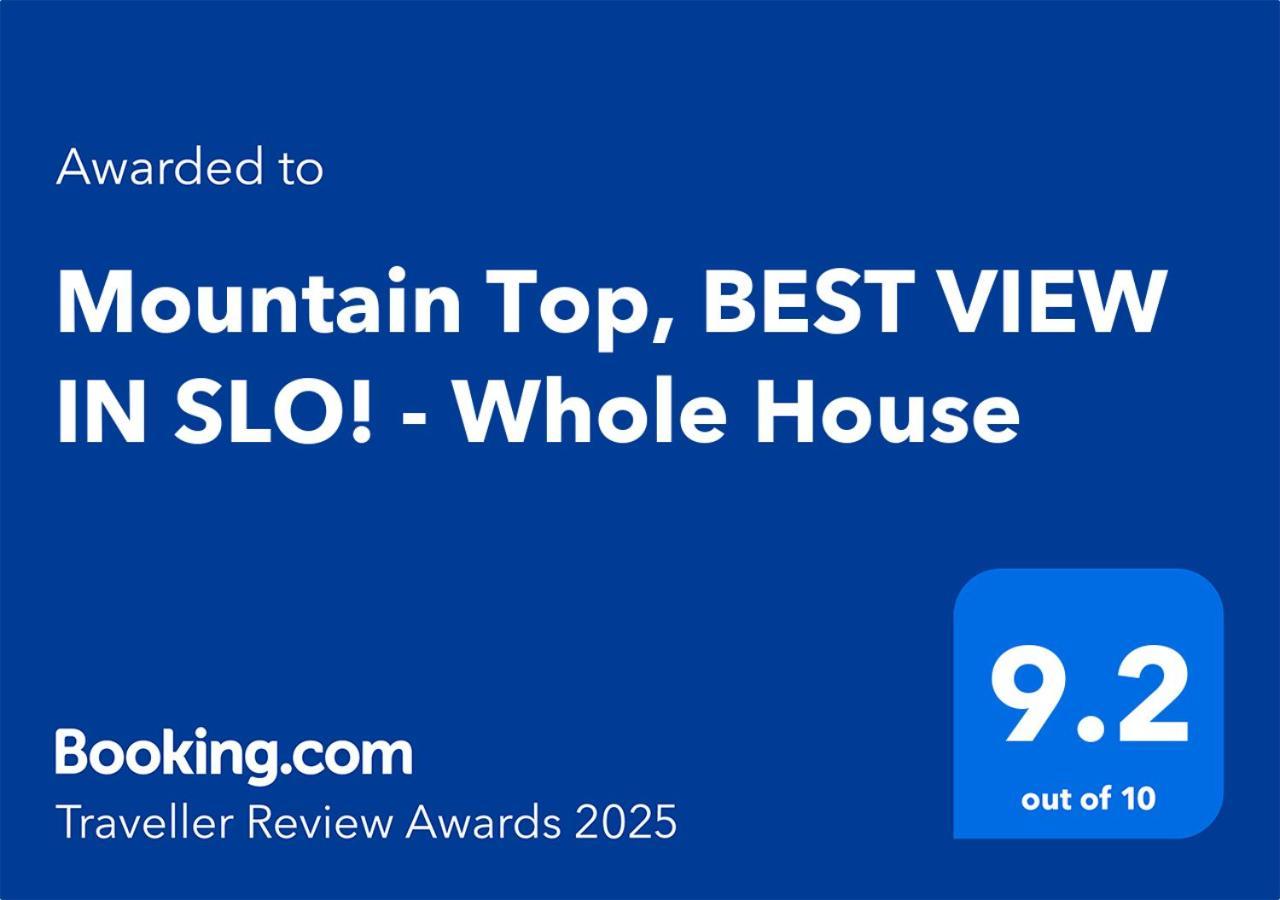 Mountain Top Getaway, Best View In Slo! - Whole House San Luis Obispo Exteriér fotografie